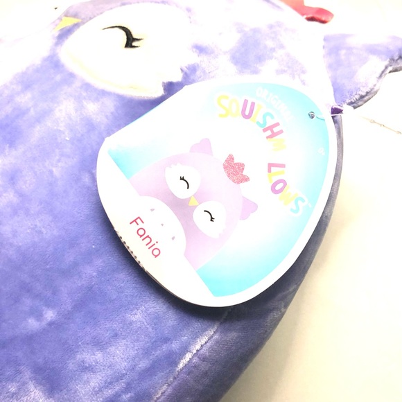NWT, Squishmallow Fania the Purple Owl - Picture 3 of 4